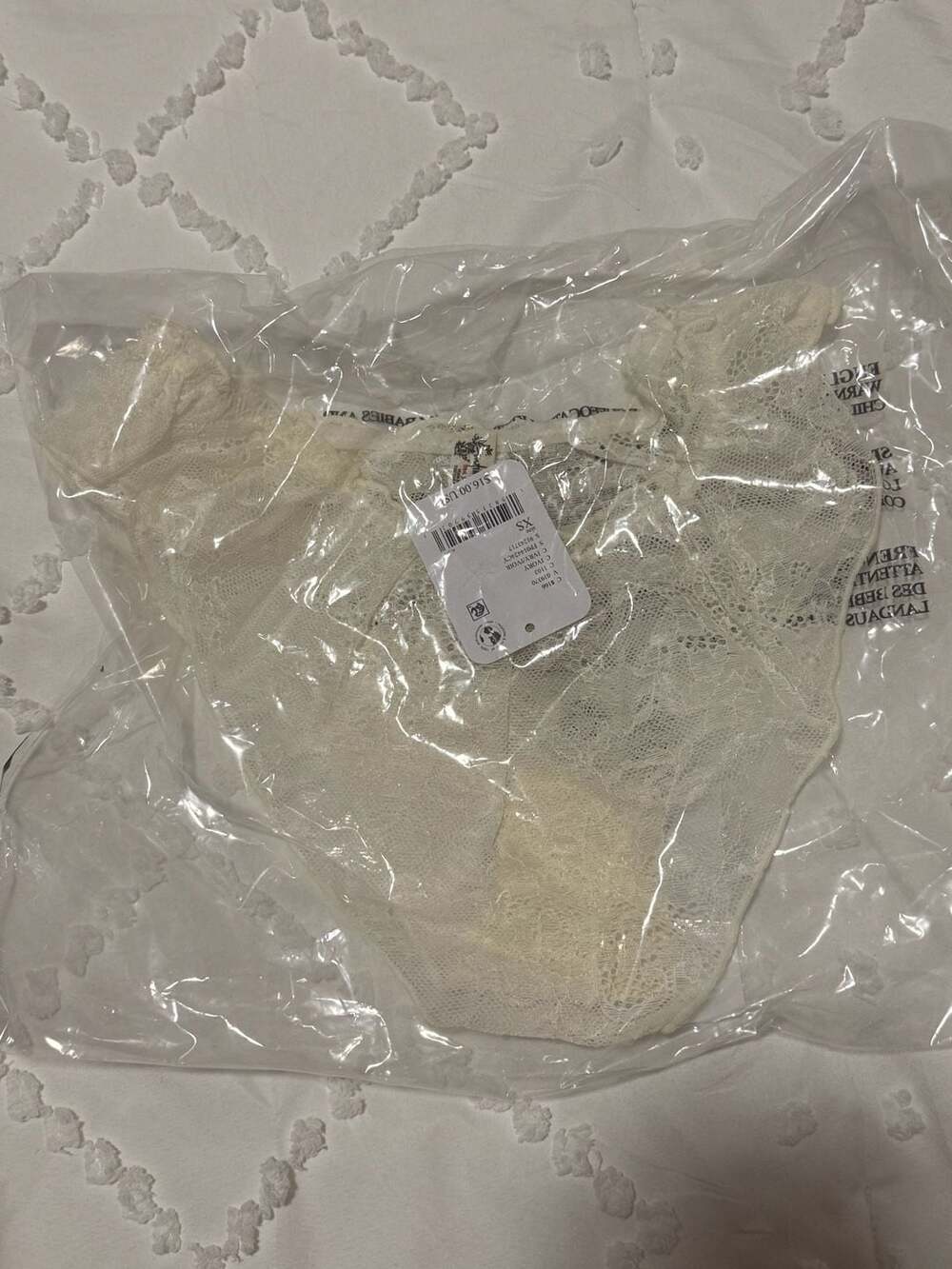 Free People Gia Tanga Lace Panty Ivory Size XS